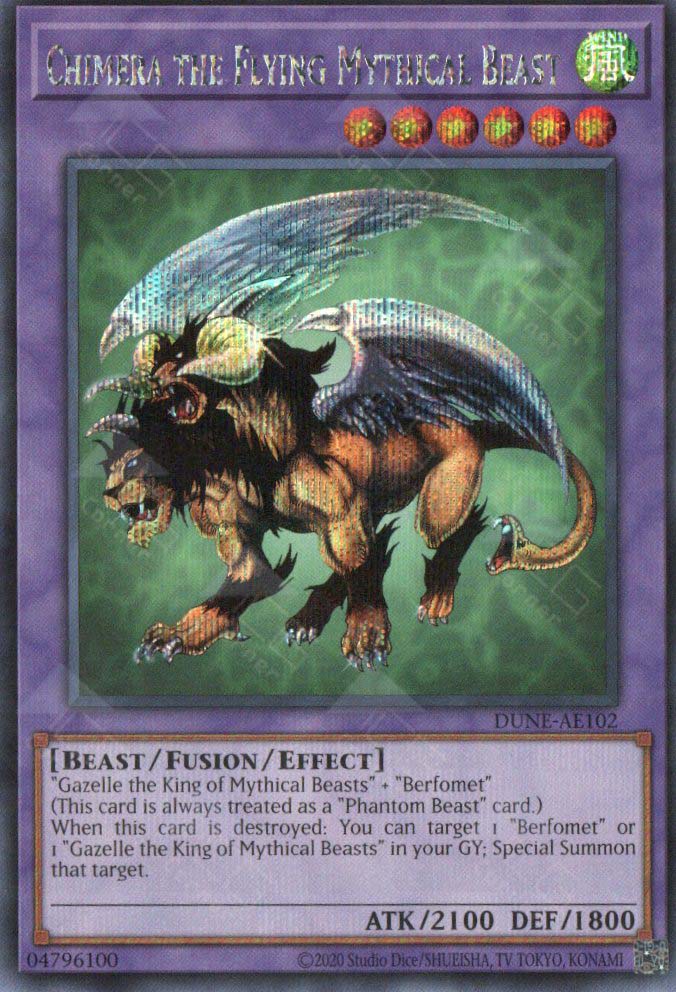 DUNE-AE102 Chimera the Flying Mythical Beast (SER) TCG Corner DUNE-AE102 Chimera the Flying Mythical Beast (SER) TCG Corner