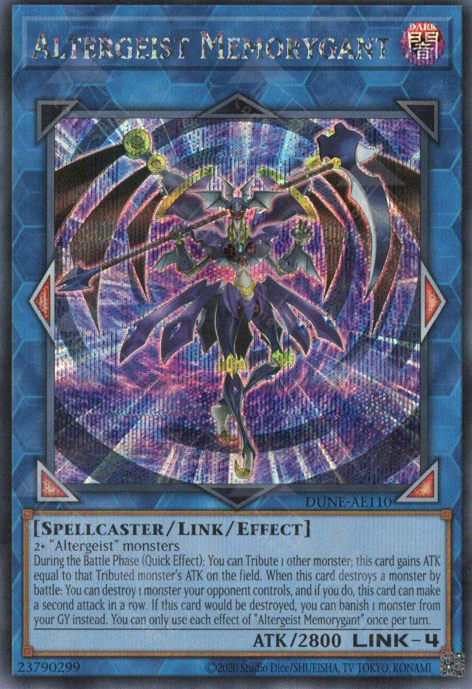 yugioh altergeist deck 2020 DUNE-AE110 Altergeist Memorygant (SER) – TCG Corner