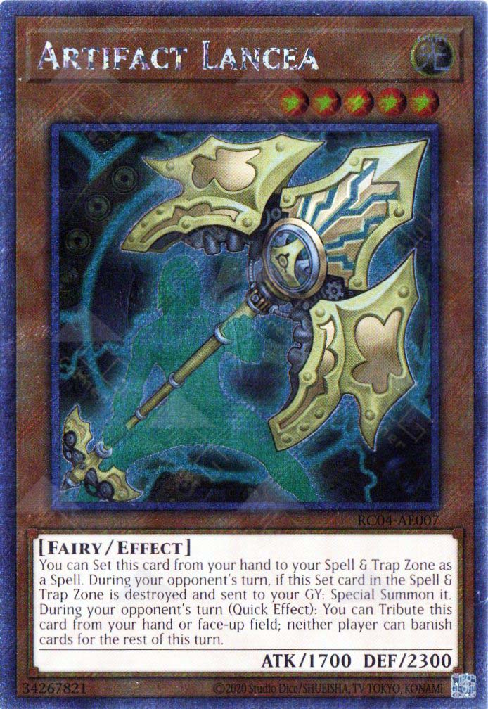 RC04-AE007 Artifact Lancea (EXSER)  TCG Corner