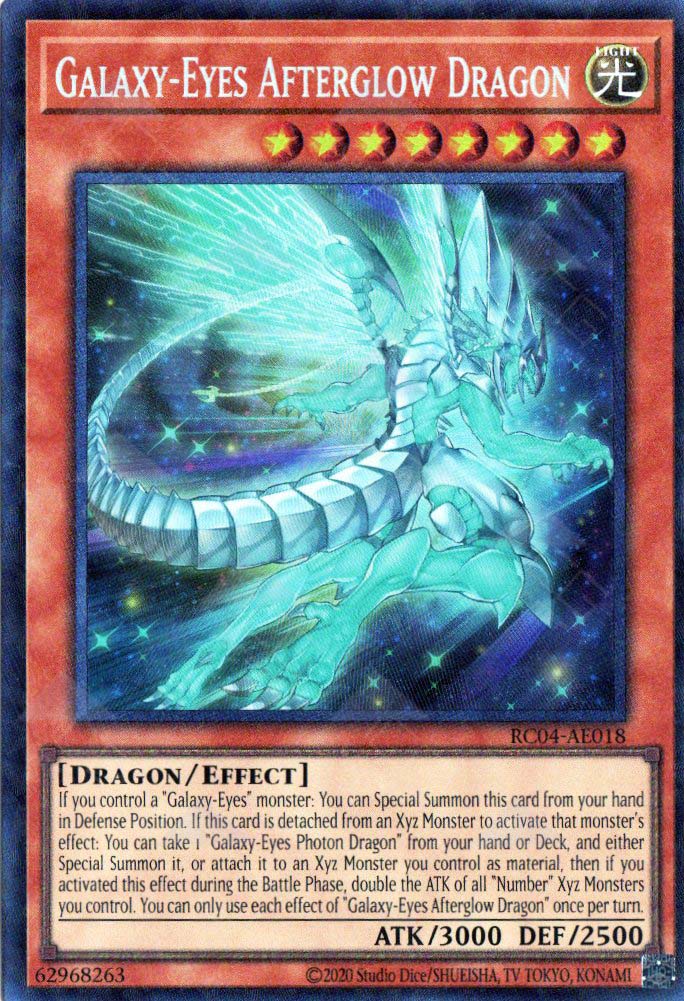 RC04-AE018 Galaxy-Eyes Afterglow Dragon (CR) – TCG Corner