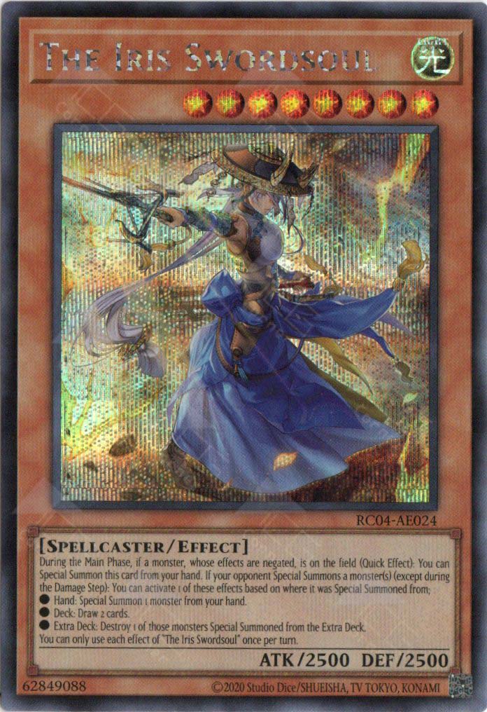 RC04-AE024 The Iris Swordsoul (SER) – TCG Corner