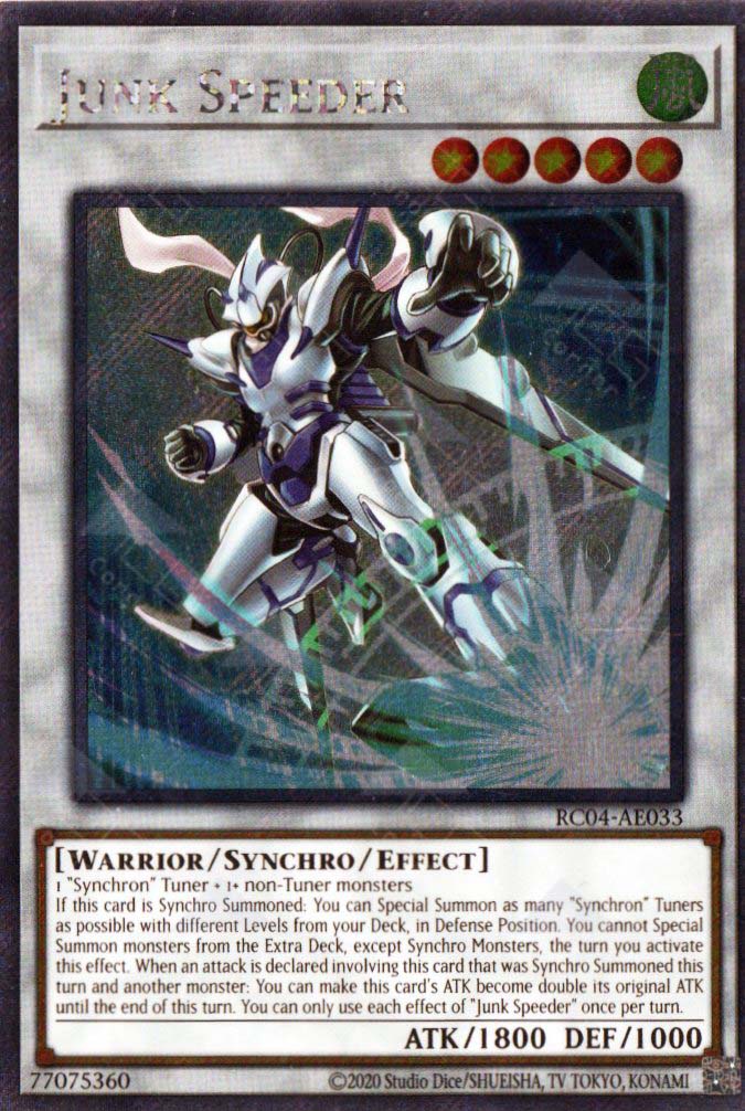 yugioh junk cards RC04-AE033 Junk Speeder (EXSER) – TCG Corner