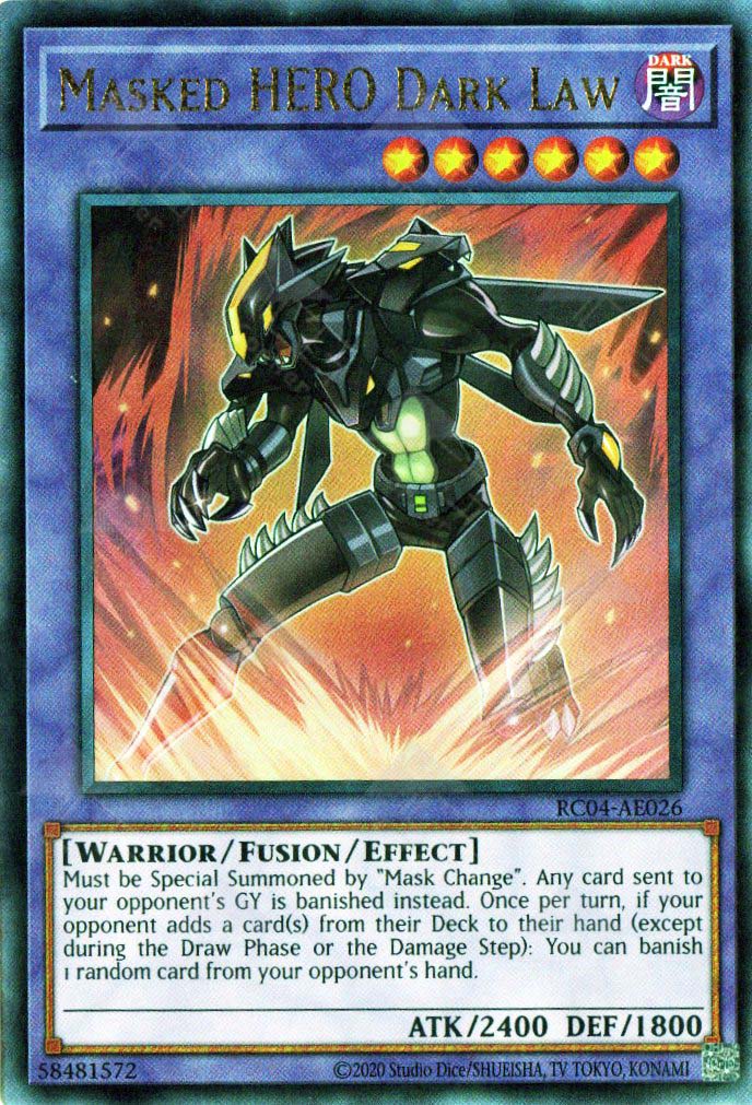 RC04-AE026 Masked HERO Dark Law (UL) TCG Corner RC04-AE026 Masked HERO Dark Law (UL) TCG Corner