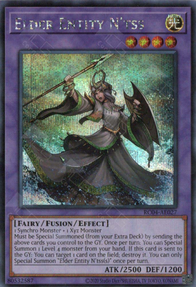 yugioh entity deck RC04-AE027 Elder Entity N'tss (SER) – TCG Corner