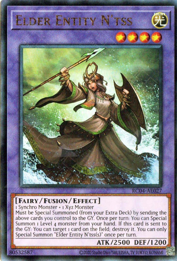 level 4 synchro monsters RC04-AE027 Elder Entity N'tss (UL) – TCG Corner