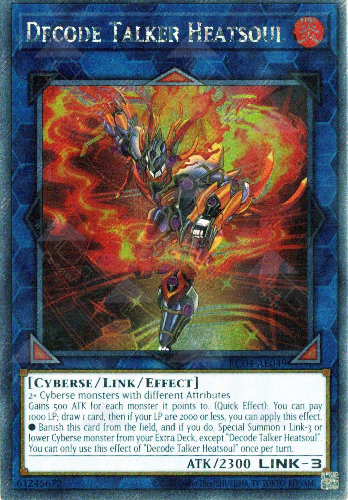 yugioh talker cards RC04-AE049 Decode Talker Heatsoul (EXSER) – TCG Corner