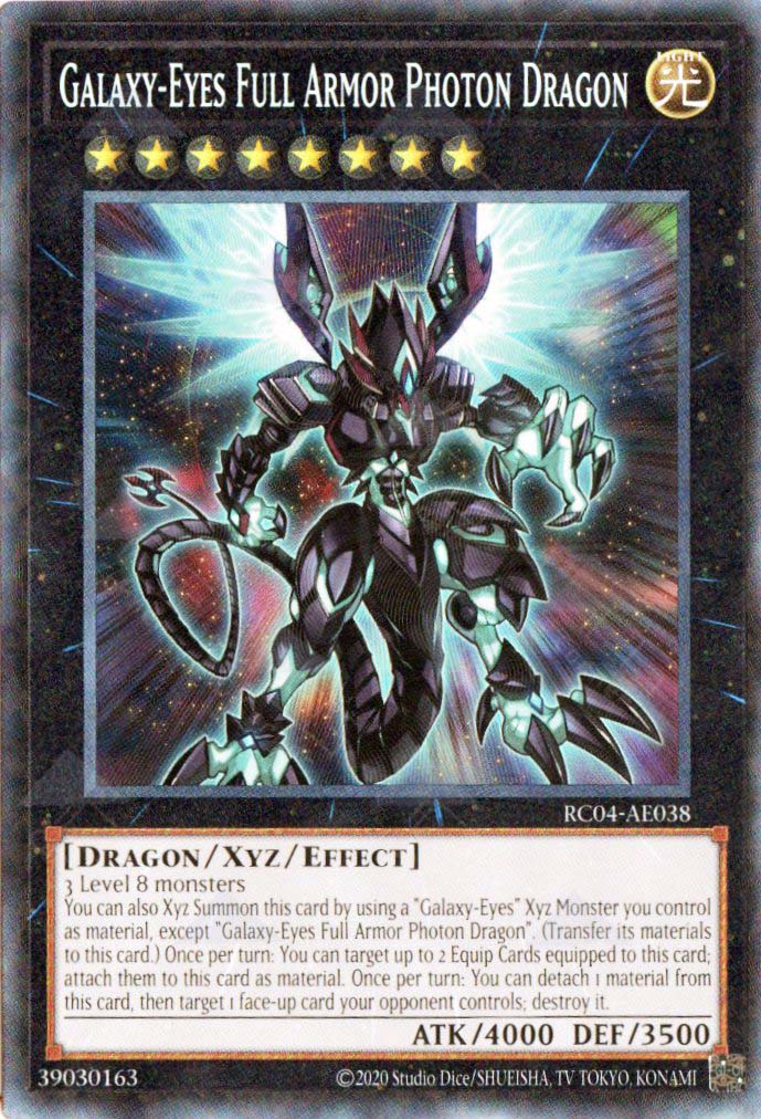 RC04-AE038 Galaxy-Eyes Full Armor Photon Dragon (CR) – TCG Corner