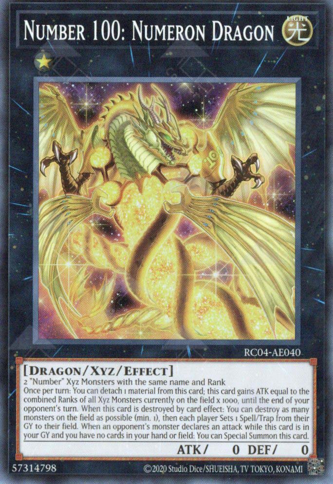 RC04-AE040 Number 100: Numeron Dragon (SR) – TCG Corner