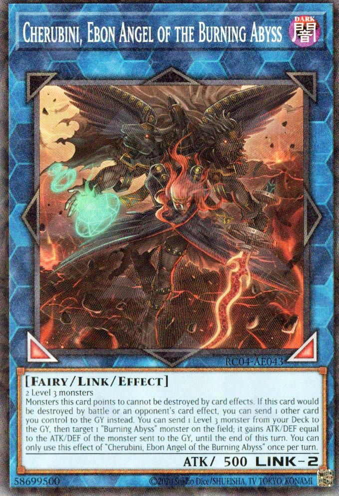 RC04-AE043 Cherubini, Ebon Angel of the Burning Abyss (CR) RC04-AE043 Cherubini, Ebon Angel of the Burning Abyss (CR)