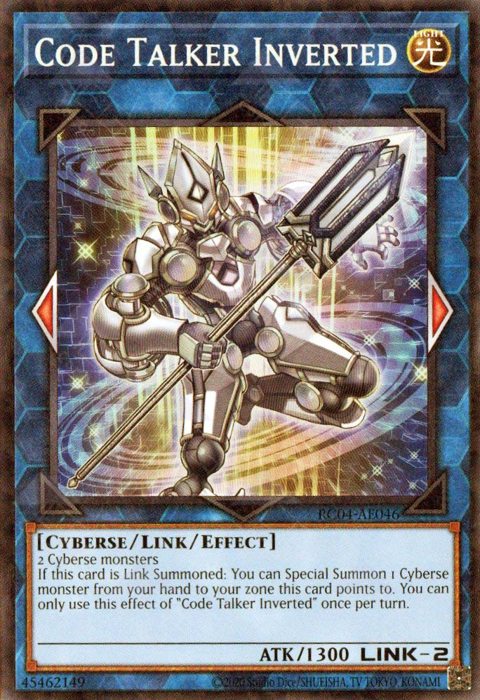 yugioh talker cards RC04-AE046 Code Talker Inverted (CR)