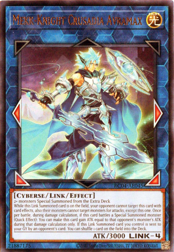 crusadia monsters RC04-AE045 Mekk-Knight Crusadia Avramax (UL) – TCG Corner