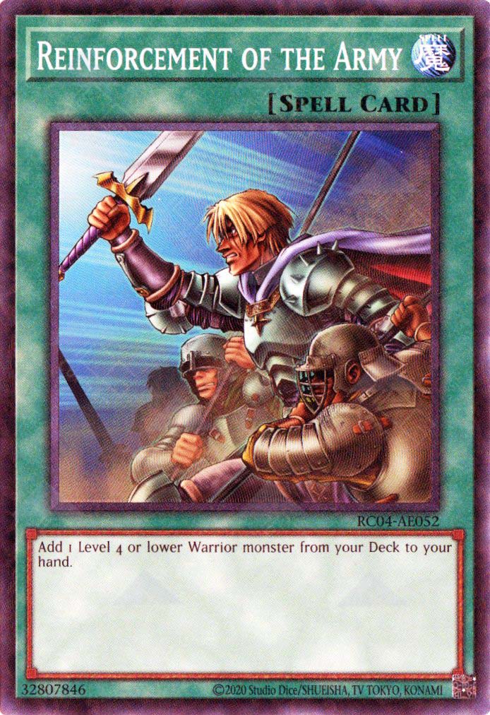 RC04-AE052 Reinforcement of the Army (CR) – TCG Corner