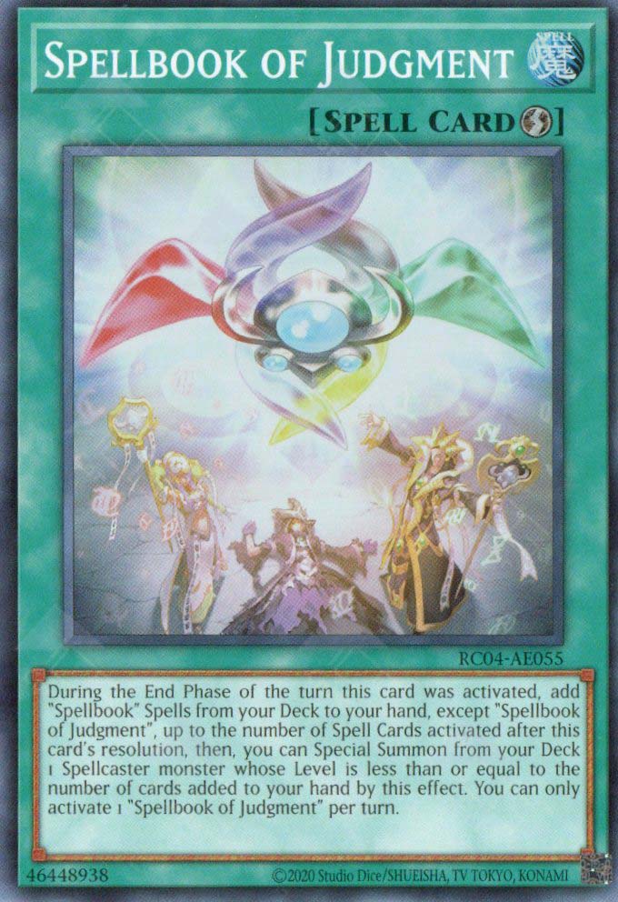 RC04-AE055 Spellbook of Judgment (SR) – TCG Corner