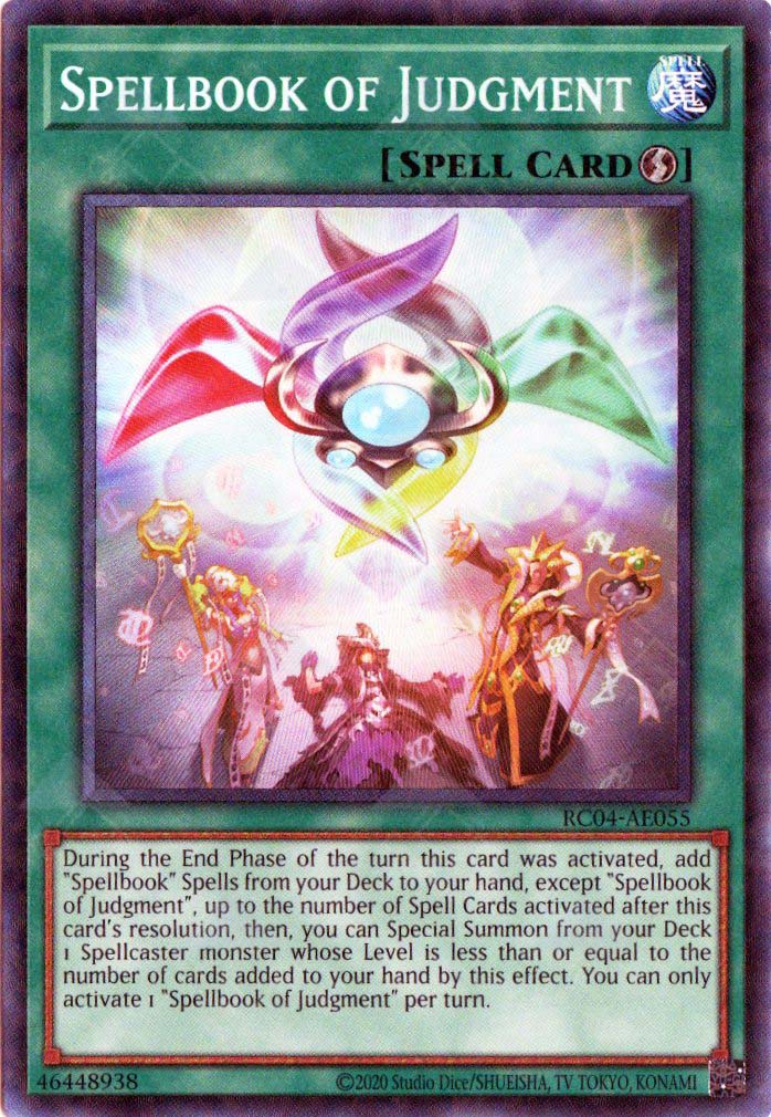 RC04-AE055 Spellbook of Judgment (CR) – TCG Corner