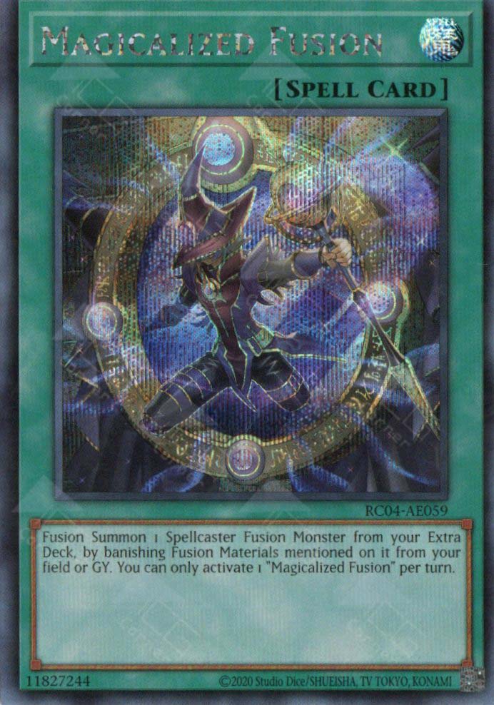 yugioh cards that copy effects RC04-AE059 Magicalized Fusion (SER) – TCG Corner