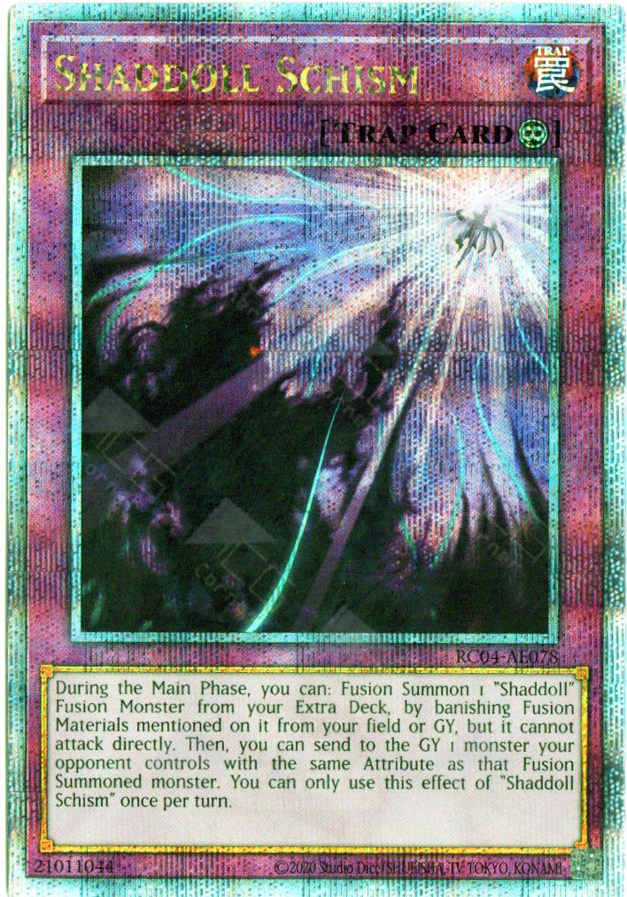 RC04-AE078 Shaddoll Schism (QCSR) TCG Corner RC04-AE078 Shaddoll Schism (QCSR) TCG Corner