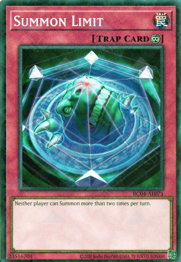 RC04-AE071 Summon Limit (CR) – TCG Corner