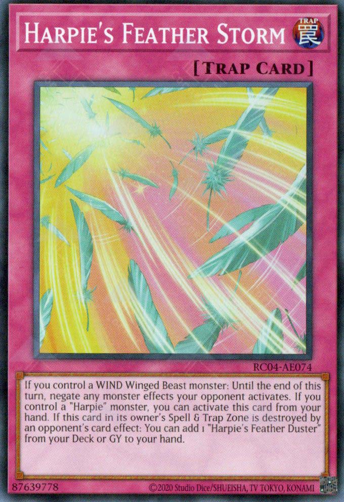 RC04-AE074 Harpie's Feather Storm (SR) – TCG Corner