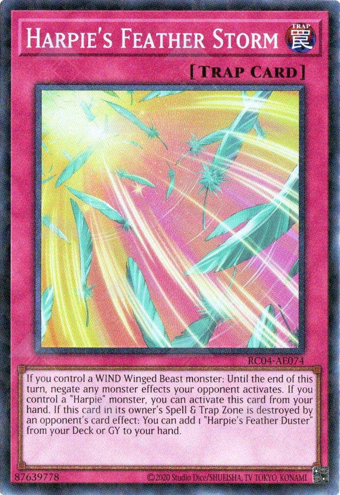 RC04-AE074 Harpie's Feather Storm (CR) TCG Corner RC04-AE074 Harpie's Feather Storm (CR) TCG Corner