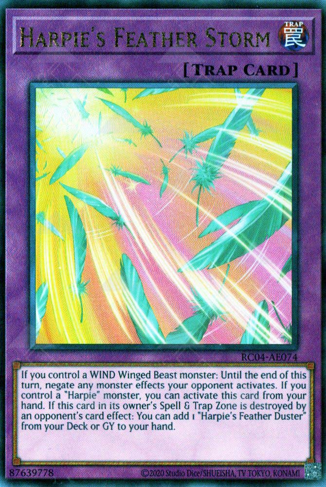 RC04-AE074 Harpie's Feather Storm (UL) – TCG Corner
