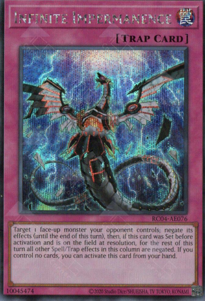 RC04-AE076 Infinite Impermanence (SER) TCG Corner RC04-AE076 Infinite Impermanence (SER) TCG Corner