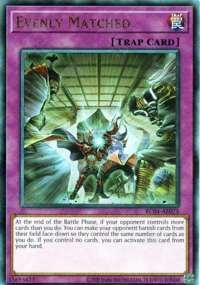 RC04-AE075 Evenly Matched (UL) TCG Corner RC04-AE075 Evenly Matched (UL) TCG Corner