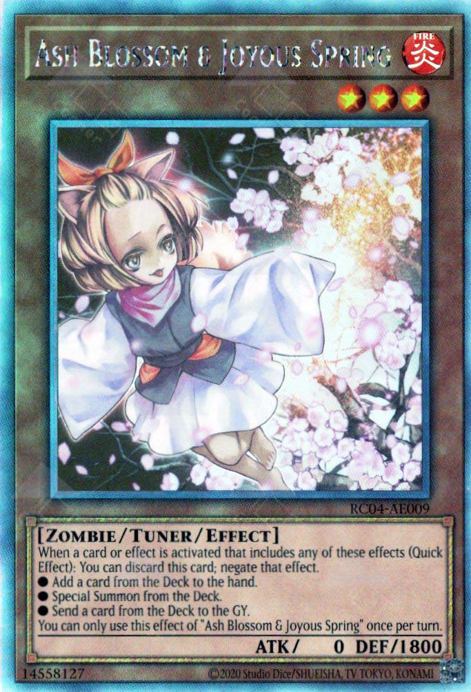 RC04-AE009 Ash Blossom & Joyous Spring (HR) TCG Corner RC04-AE009 Ash Blossom & Joyous Spring (HR) TCG Corner
