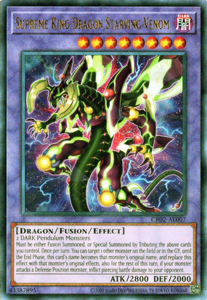 CR02-AE007 Supreme King Dragon Starving Venom (UL) CR02-AE007 Supreme King Dragon Starving Venom (UL)