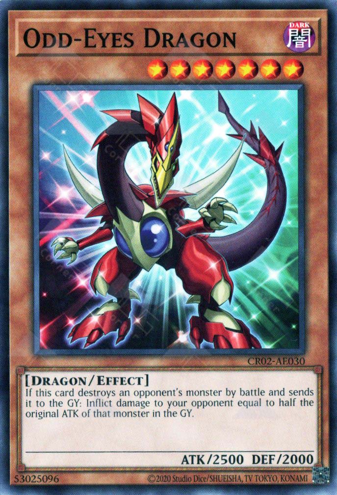 CR02-AE030 Odd-Eyes Dragon (N) – TCG Corner