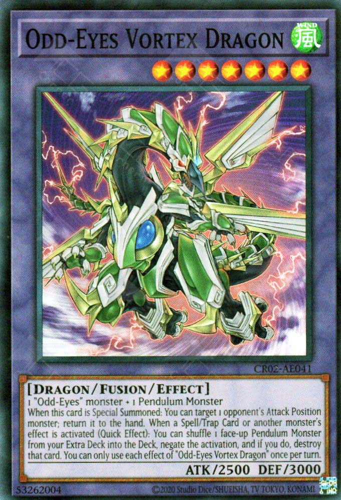 CR02-AE041 Odd-Eyes Vortex Dragon (SR) CR02-AE041 Odd-Eyes Vortex Dragon (SR)