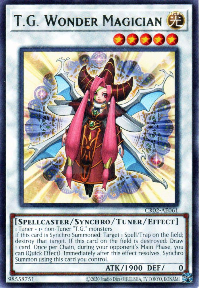 YuGiOh Battles of Legend: Relentless Revenge T.G. Wonder Magician BLRR-EN057 YuGiOh Battles of Legend: Relentless Revenge T.G. Wonder Magician BLRR-EN057