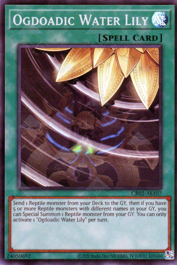 CR02-AE107 Ogdoadic Water Lily (SR) TCG Corner CR02-AE107 Ogdoadic Water Lily (SR) TCG Corner