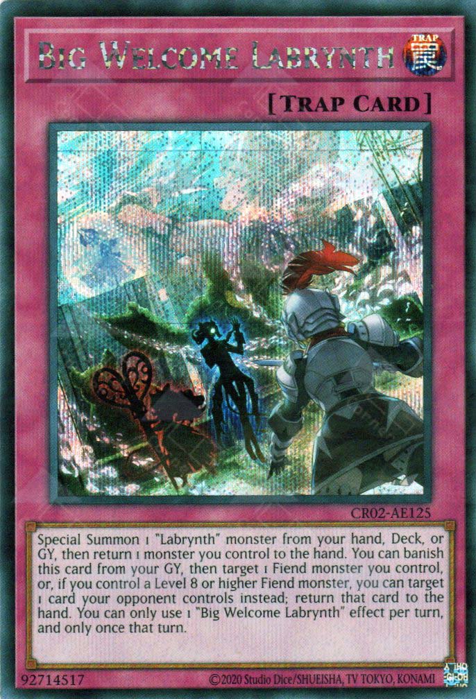 CR02-AE125 Big Welcome Labrynth (SER) (Status A) – TCG Corner