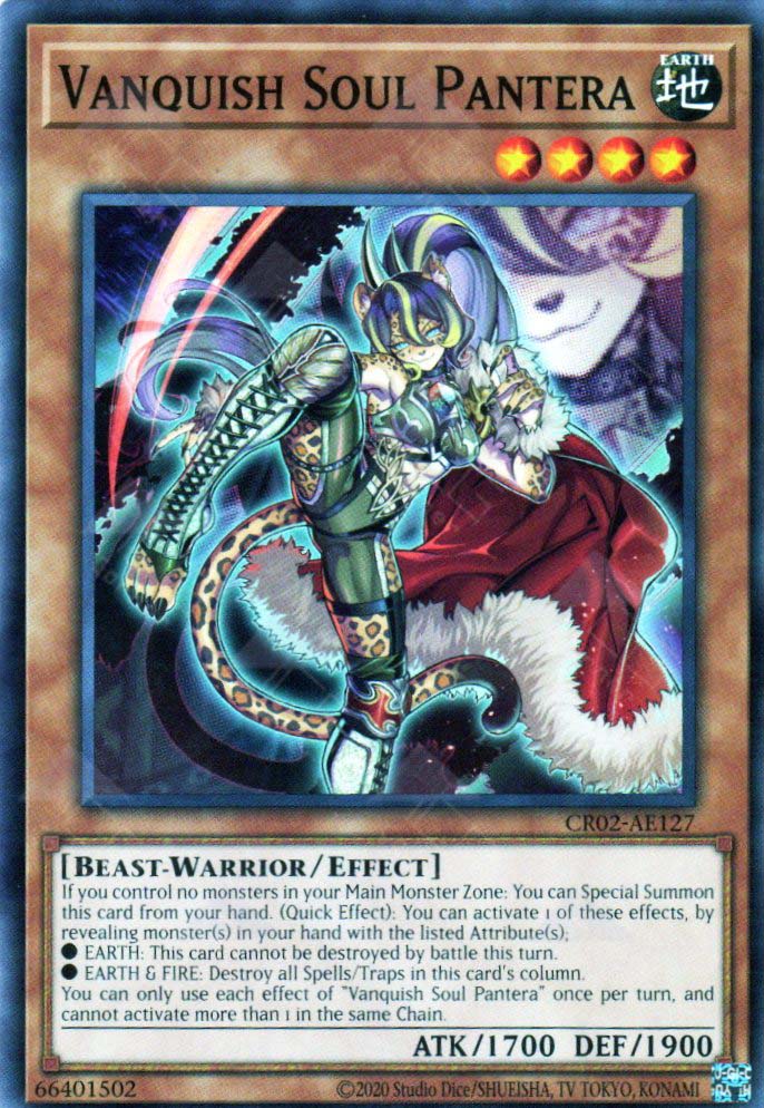 yugioh vanquish soul cards CR02-AE127 Vanquish Soul Pantera (N)