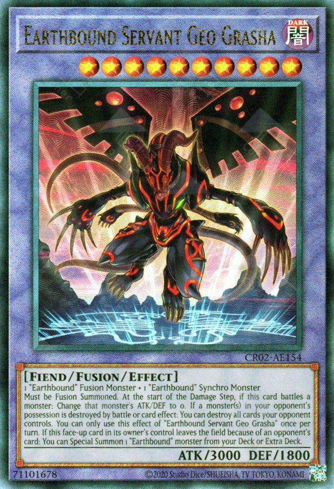 yugioh earthbound deck CR02-AE154 Earthbound Servant Geo Grasha (UL) – TCG Corner
