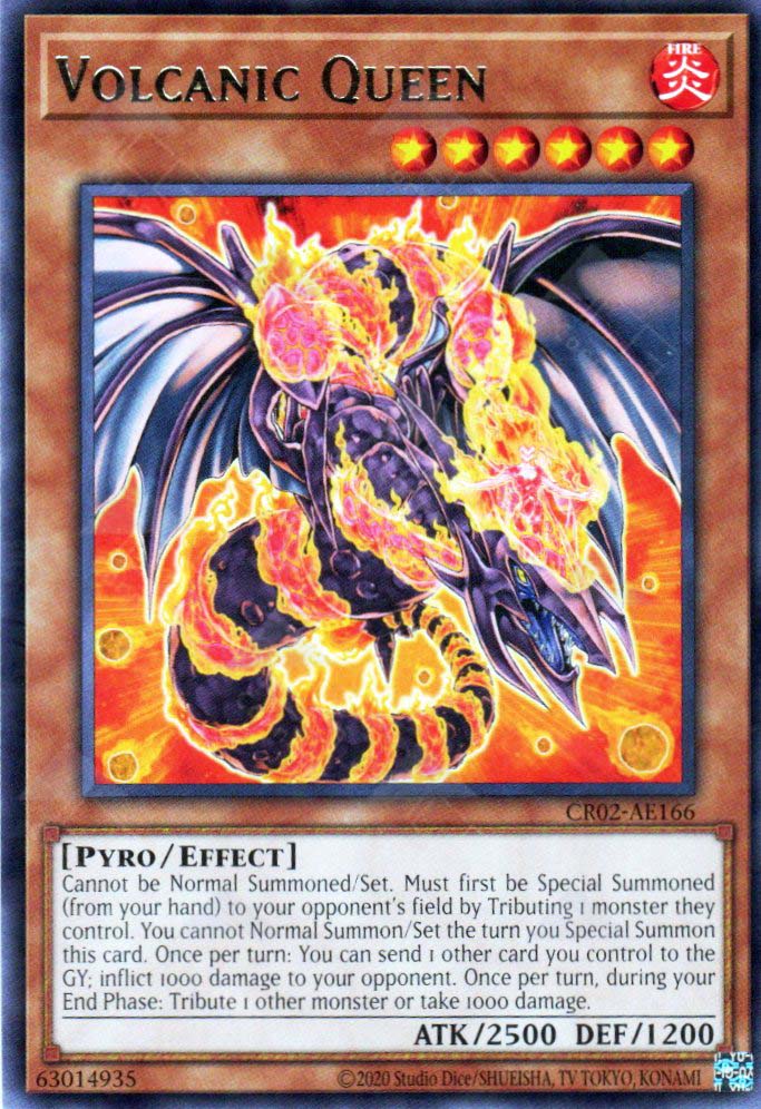 volcanic deck yugioh CR02-AE166 Volcanic Queen (R) – TCG Corner