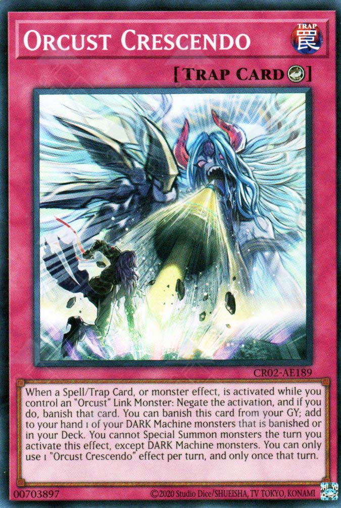 orcust cards yugioh CR02-AE189 Orcust Crescendo (SR)