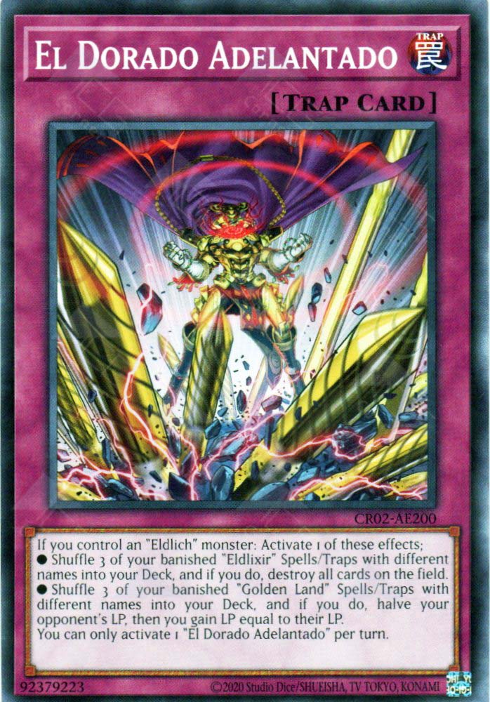 yugioh land cards CR02-AE200 El Dorado Adelantado (N) – TCG Corner