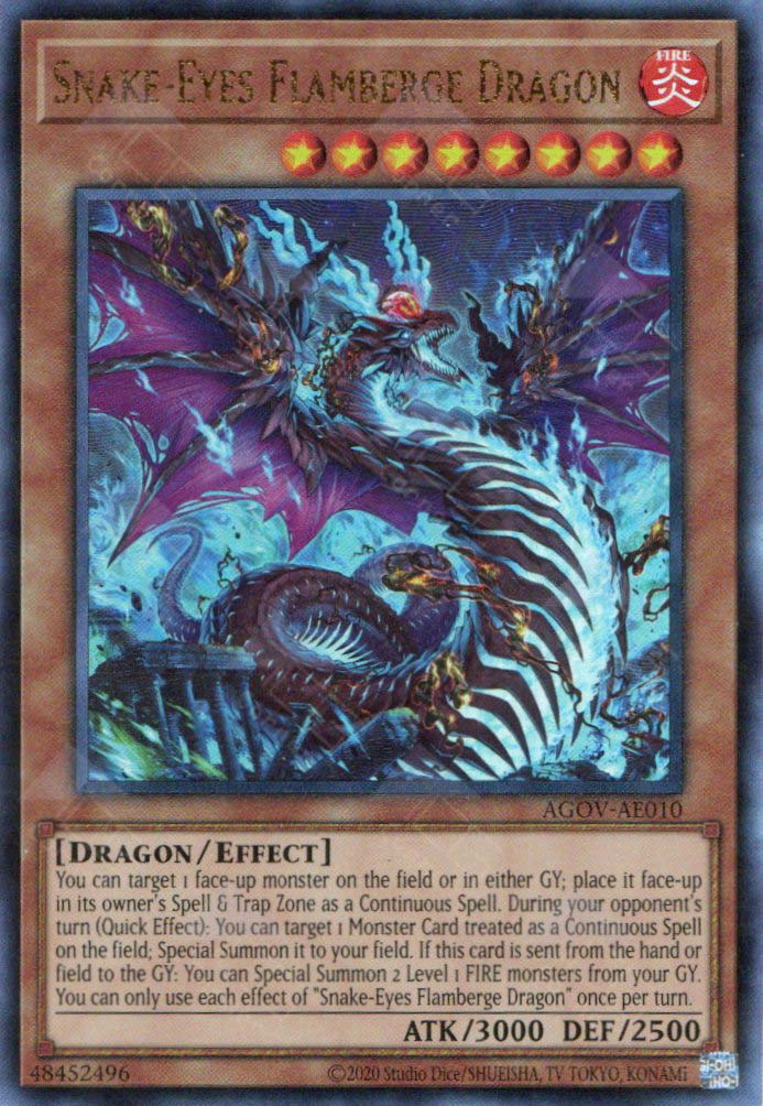 AGOV-AE010 Snake-Eyes Flamberge Dragon (UL) – TCG Corner