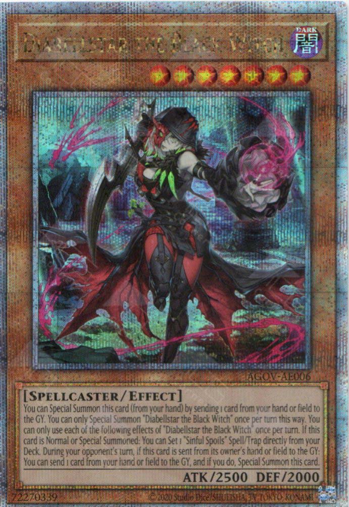 AGOV-AE006 Diabellstar the Black Witch (QCSR) – TCG Corner