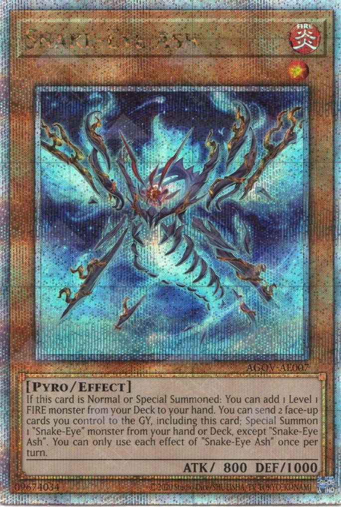 AGOV-AE007 Snake-Eye Ash (QCSR) TCG Corner AGOV-AE007 Snake-Eye Ash (QCSR) TCG Corner