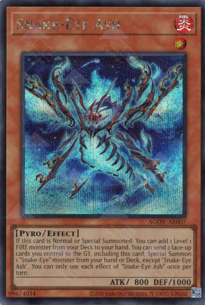 AGOV-AE007 Snake-Eye Ash (SER) – TCG Corner