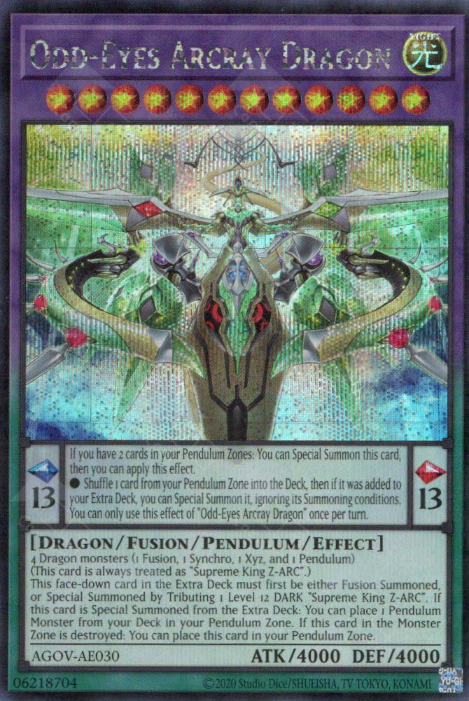 AGOV-AE030 Odd-Eyes Arcray Dragon (SER) AGOV-AE030 Odd-Eyes Arcray Dragon (SER)