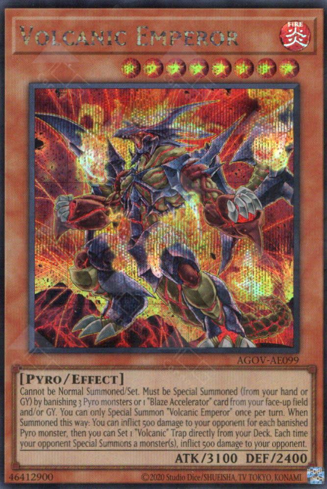 AGOV-AE099 Volcanic Emperor (SER) – TCG Corner