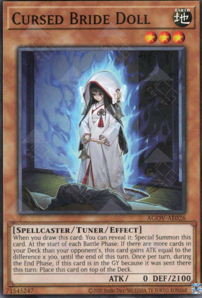 yugioh hand trap cards AGOV-AE026 Cursed Bride Doll (N) – TCG Corner
