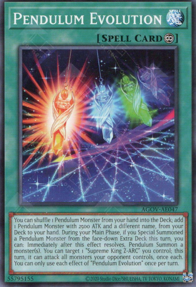 yugioh pendulum evolution booster box Pendulum Evolution