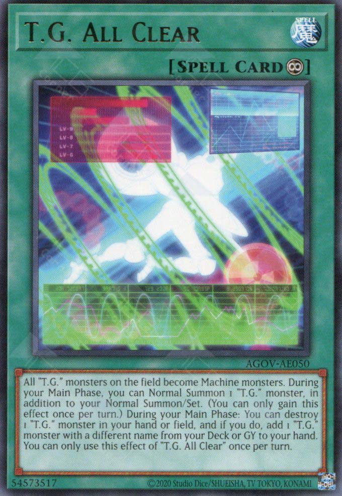 AGOV-AE050 T.G. All Clear (R) TCG Corner AGOV-AE050 T.G. All Clear (R) TCG Corner