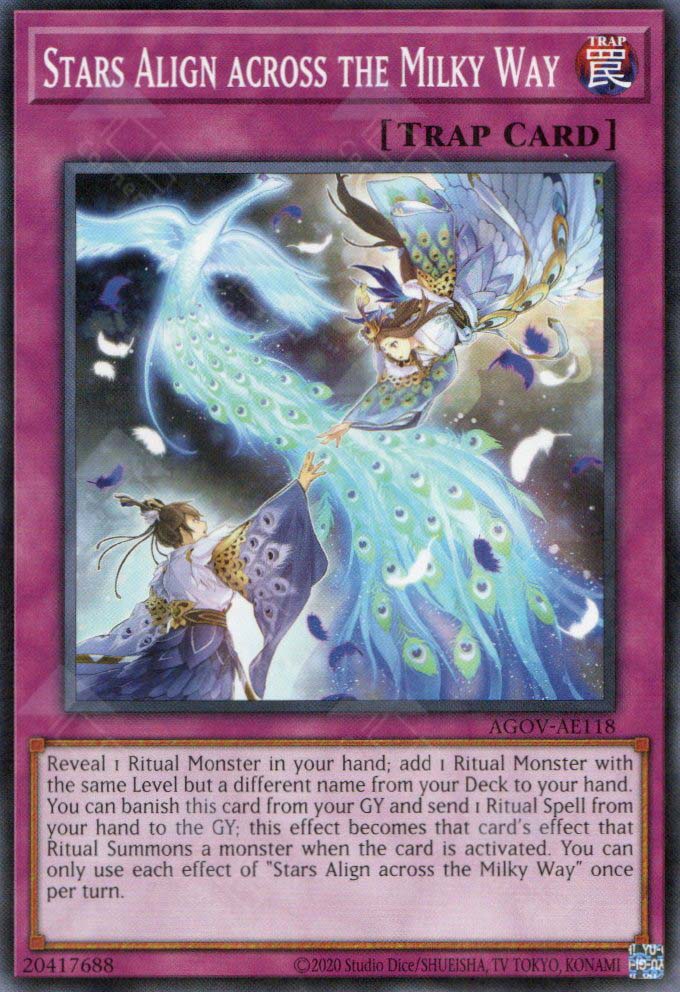 AGOV-AE118 Stars Align across the Milky Way (N) TCG Corner AGOV-AE118 Stars Align across the Milky Way (N) TCG Corner