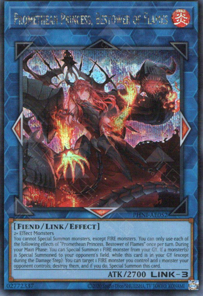 PHNI-AE052 Promethean Princess, Bestower of Flames (SER) – TCG Corner