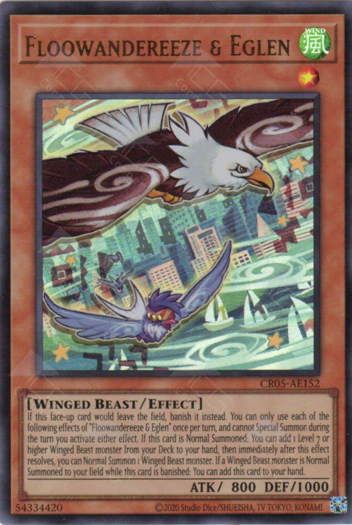 level 2 monsters yugioh CR05-AE152 Floowandereeze & Eglen (UR) – TCG Corner